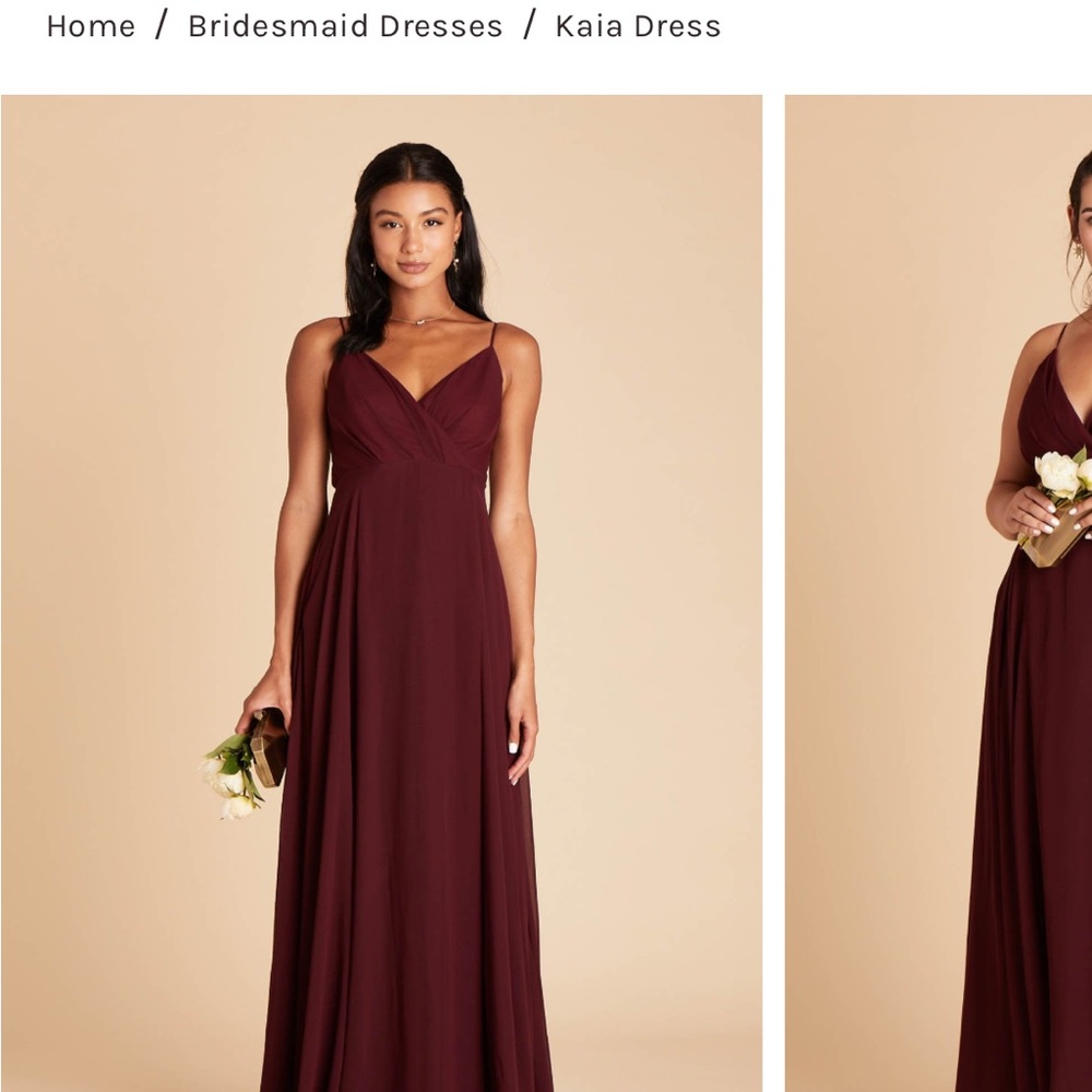Birdy Grey Kaia bridesmaid dress in color cabarnet